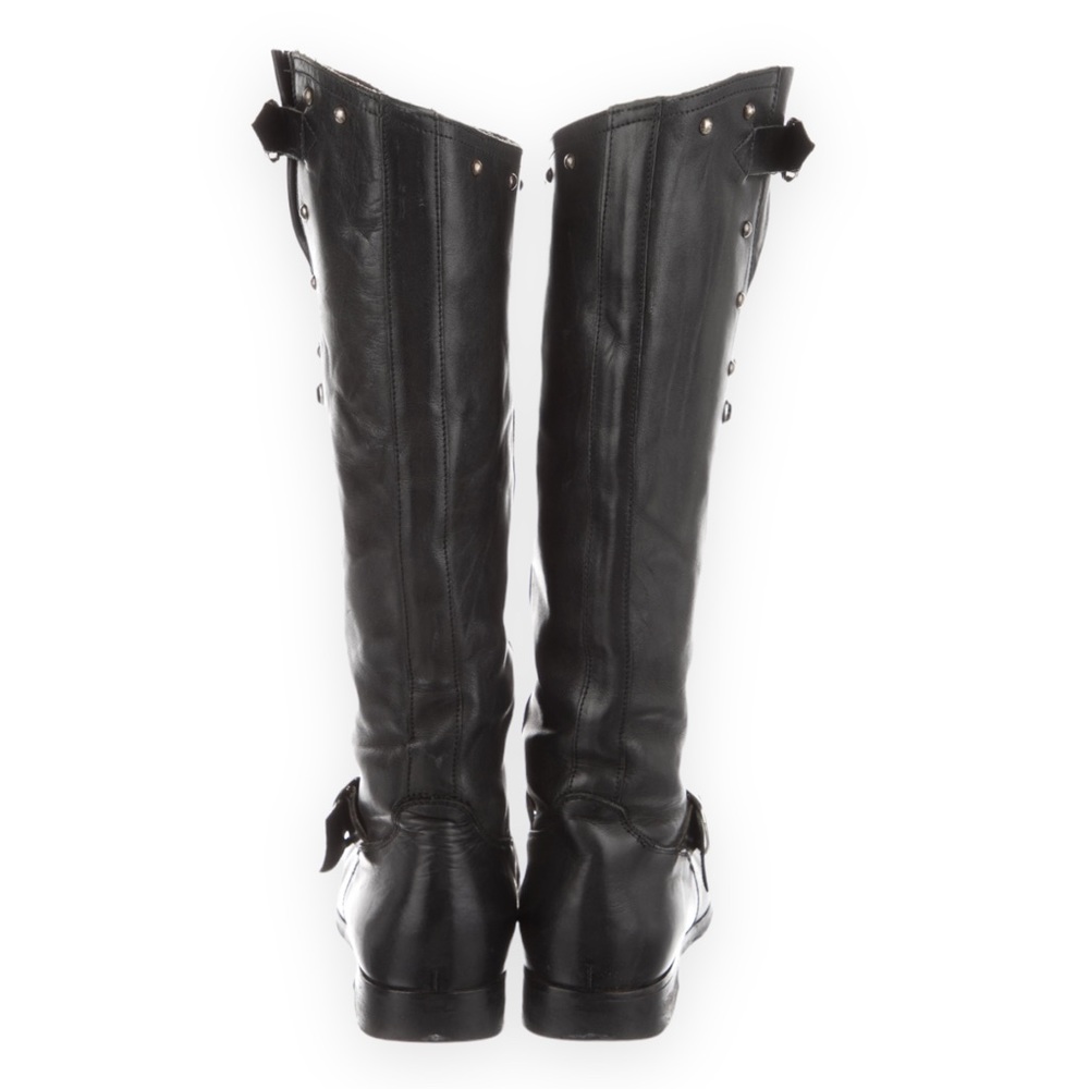 GOLDEN GOOSE VINTAGE KATE LEATHER MOTO RIDING BOOTS **AUTHENTIC** - Picture 8 of 16